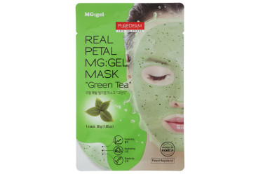 Purederm Real Petal MG:gel Mask “GREEN TEA” Гідрогелеві маски